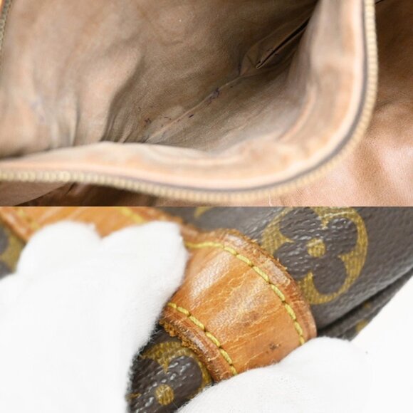 LOUIS VUITTON Sac Shopping GM Shoulder Tote Bag Monogram Leather - Picture 13 of 16